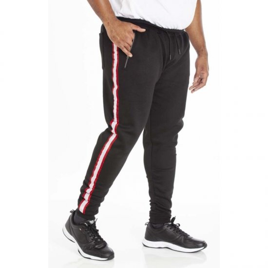 D555 Virginia Sweatpants Black - Pantaloni & pantaloncini tuta - Pantaloni Tuta Uomo Taglie Forti