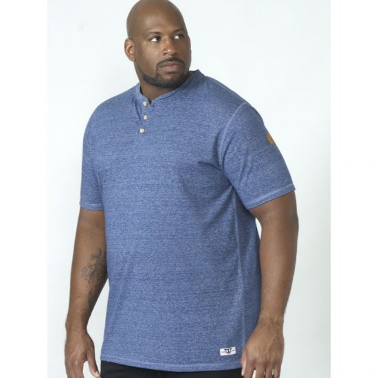 D555 Daniel Grandad T-shirt Denim - Magliette - Magliette Uomo Taglie Forti