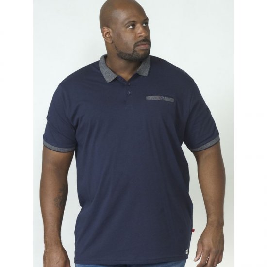 D555 Walker Polo Navy - Polo - Polo Uomo Taglie Forti