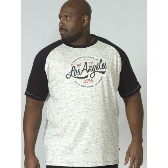 D555 Judson T-shirt Grey - Magliette - Magliette Uomo Taglie Forti