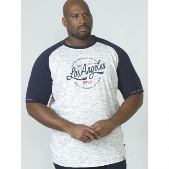 D555 Judson T-shirt Navy - Magliette - Magliette Uomo Taglie Forti