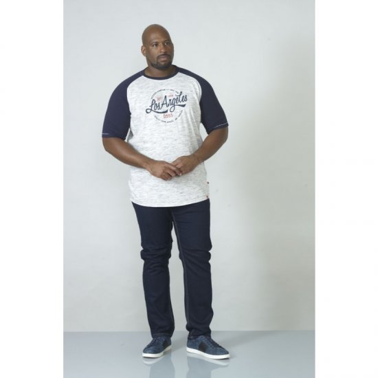D555 Judson T-shirt Navy - Magliette - Magliette Uomo Taglie Forti