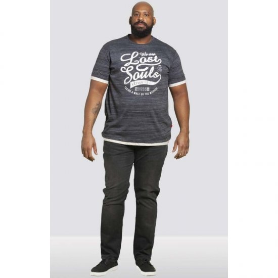 D555 Maiden T-shirt Black - Magliette - Magliette Uomo Taglie Forti