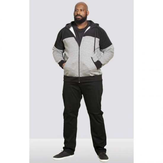 D555 Banbury Hoodie Black - Felpe & felpe con cappuccio - Felpe & Felpe con Cappuccio Uomo Taglie Forti