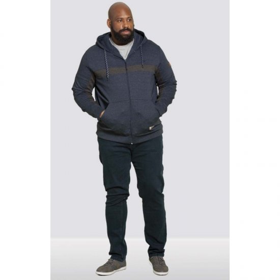 D555 Louisiana Hoodie Navy - Felpe & felpe con cappuccio - Felpe & Felpe con Cappuccio Uomo Taglie Forti