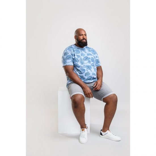 D555 Seymour T-shirt Blue - Magliette - Magliette Uomo Taglie Forti