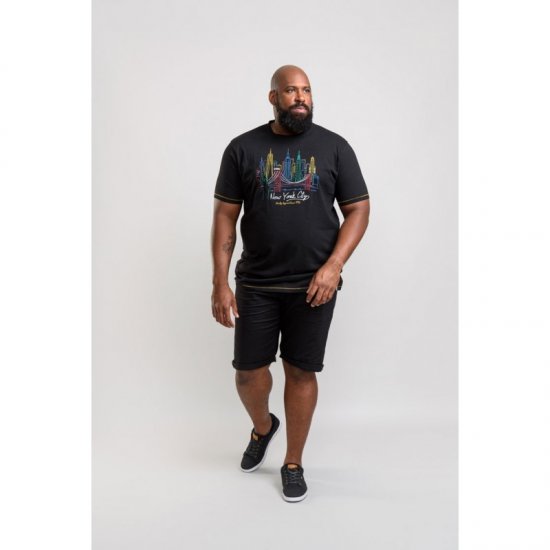 D555 Shelby T-shirt Black - Magliette - Magliette Uomo Taglie Forti