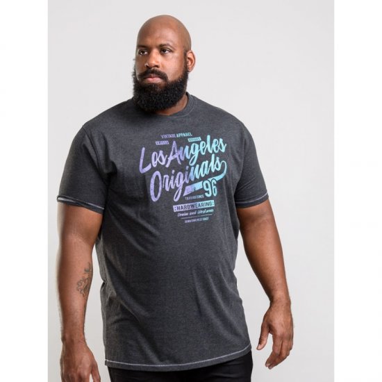 D555 Simmons T-shirt Black - Magliette - Magliette Uomo Taglie Forti