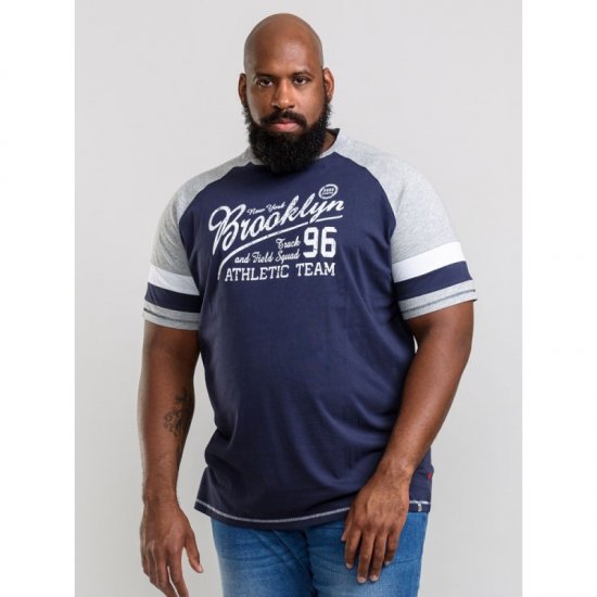 D555 Jones T-shirt Navy - Magliette - Magliette Uomo Taglie Forti