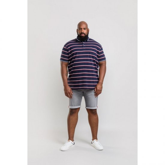 D555 Holmes Polo Navy - Polo - Polo Uomo Taglie Forti