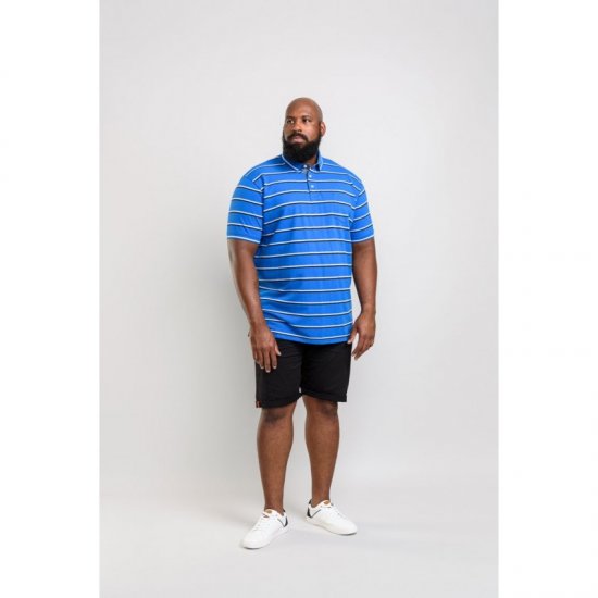 D555 Holmes Polo Blue - Polo - Polo Uomo Taglie Forti