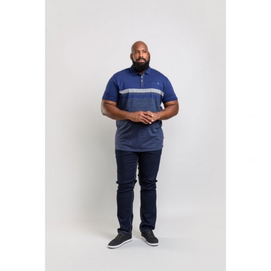 D555 Lawson Polo Navy - Polo - Polo Uomo Taglie Forti