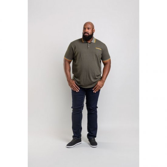 D555 Marshall Polo Khaki - Polo - Polo Uomo Taglie Forti