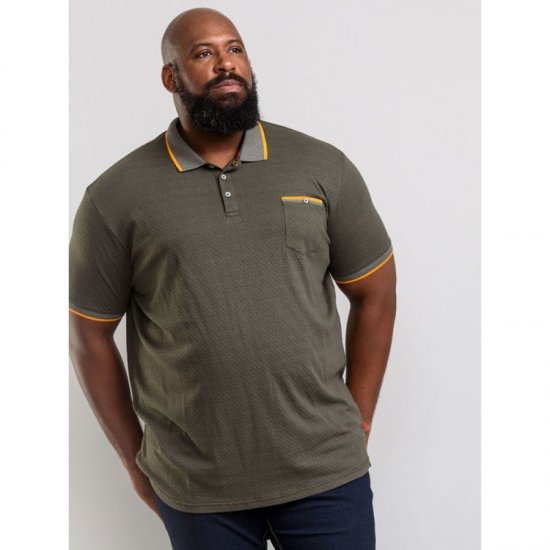 D555 Marshall Polo Khaki - Polo - Polo Uomo Taglie Forti