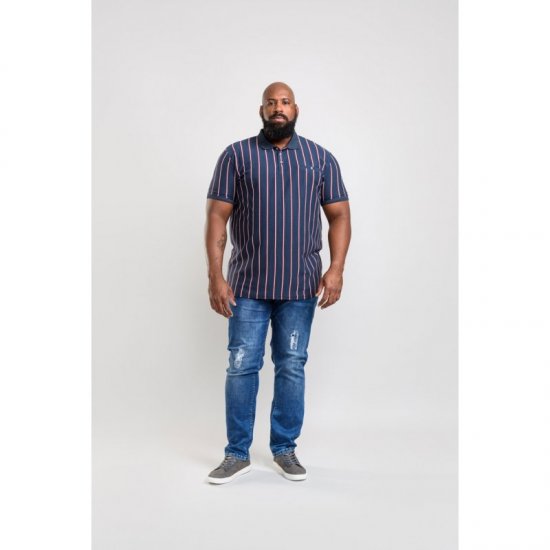 D555 Martel Polo Navy - Polo - Polo Uomo Taglie Forti