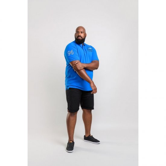 D555 Parker Polo Blue - Polo - Polo Uomo Taglie Forti