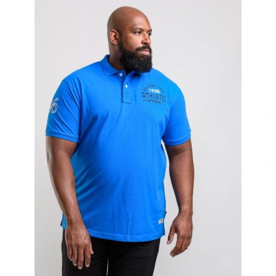 D555 Parker Polo Blue - Polo - Polo Uomo Taglie Forti