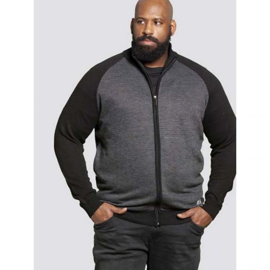 D555 Tanner Sweater Black - Felpe & felpe con cappuccio - Felpe & Felpe con Cappuccio Uomo Taglie Forti