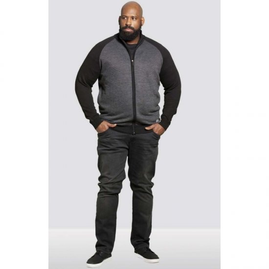 D555 Tanner Sweater Black - Felpe & felpe con cappuccio - Felpe & Felpe con Cappuccio Uomo Taglie Forti