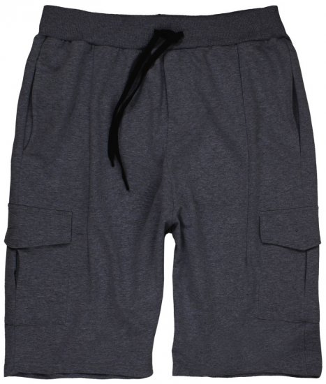 Lavecchia 2011 Cargo-pocket Sweatshorts Charcoal - Pantaloni & pantaloncini tuta - Pantaloni Tuta Uomo Taglie Forti