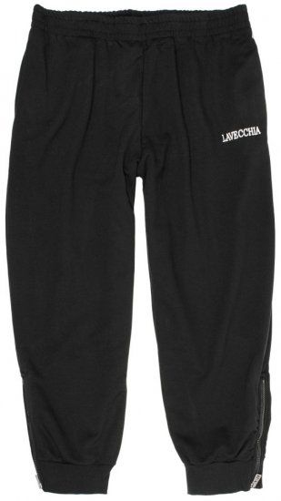 Lavecchia 2018 Sweatpants with Zippered Cuff Black - Pantaloni & pantaloncini tuta - Pantaloni Tuta Uomo Taglie Forti