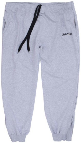 Lavecchia 2018 Sweatpants with Zippered Cuff Grey - Pantaloni & pantaloncini tuta - Pantaloni Tuta Uomo Taglie Forti