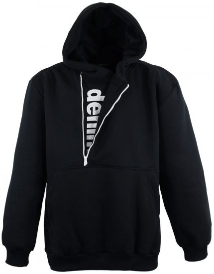 Lavecchia 214 Half-zip Hoodie Black - Felpe & felpe con cappuccio - Felpe & Felpe con Cappuccio Uomo Taglie Forti