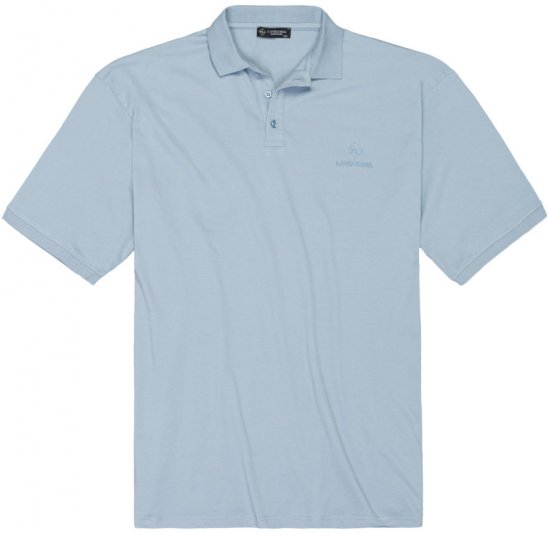 Lavecchia 1000 Pique Polo Light Blue - Polo - Polo Uomo Taglie Forti