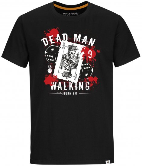 Motley Denim T-shirt Liberty Black - Magliette - Magliette Uomo Taglie Forti