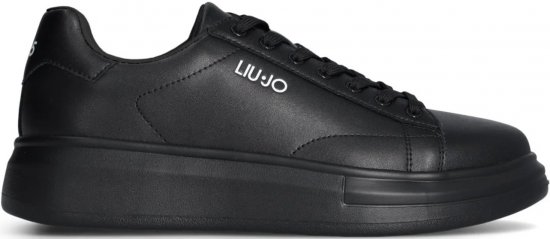 Liu Jo Big 01 Leather Sneakers Black/Black - Scarpe da uomo 40-52 - 