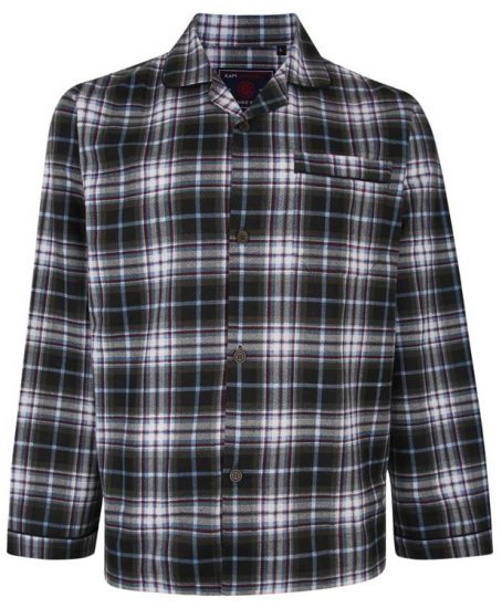 Kam Jeans 880 Flannel Pyjama Set - Intimo & costumi da bagno - Intimo Taglie Forti Uomo