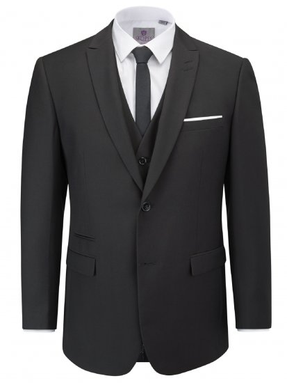 Skopes Madrid Suit jacket Black - Abiti - Abiti da Uomo Taglie Forti