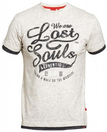 D555 Maiden T-shirt Off White - Magliette - Magliette Uomo Taglie Forti