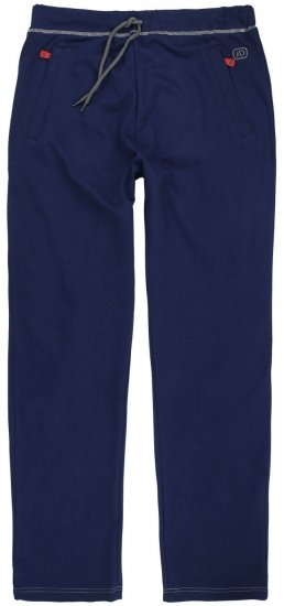 Adamo Markus Sweatpants with draw-cord Navy - Pantaloni & pantaloncini tuta - Pantaloni Tuta Uomo Taglie Forti