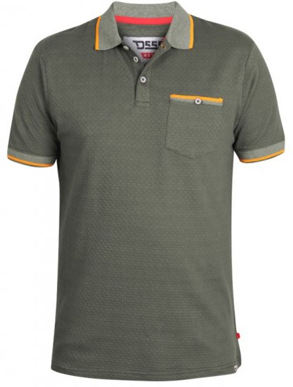 D555 Marshall Polo Khaki - Polo - Polo Uomo Taglie Forti