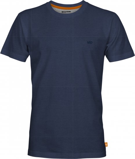 Motley Denim Malaga T-Shirt Dark Indigo - Magliette - Magliette Uomo Taglie Forti