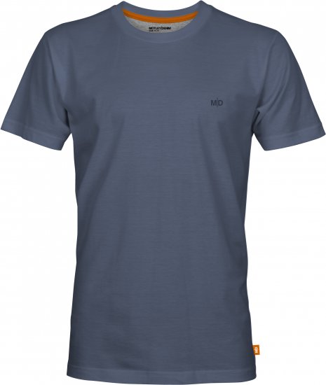Motley Denim Malaga T-Shirt Light Indigo - Magliette - Magliette Uomo Taglie Forti