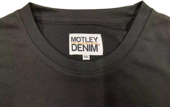 Motley Denim Technical T-shirt Black - Abbigliamento sportivo & Outdoor - Abbigliamento Sportivo Uomo Taglie Forti