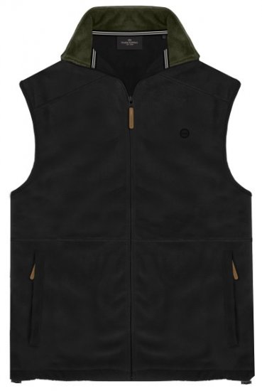 Double Outfitters MFT-7089 Sleeveless Fleece Vest Black - Giubbotti - Giubbotti Uomo Taglie Forti