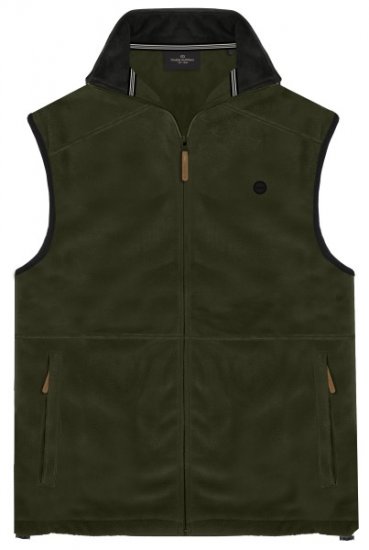Double Outfitters MFT-7089 Sleeveless Fleece Vest Khaki - Giubbotti - Giubbotti Uomo Taglie Forti