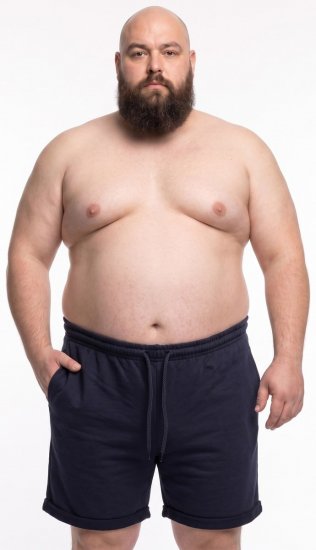 20 Nodi Bora Bermuda della tuta Blu scuro - Pantaloni & pantaloncini tuta - Pantaloni Tuta Uomo Taglie Forti