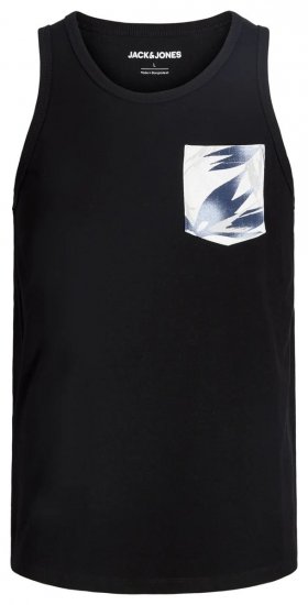 Jack & Jones Honolulu Pocket Tanktop Black - Magliette - Magliette Uomo Taglie Forti