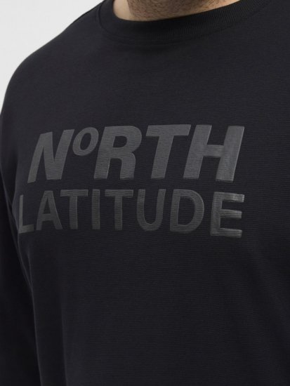 North Latitude 53123 Felpa con logo Nero - Felpe & felpe con cappuccio - Felpe & Felpe con Cappuccio Uomo Taglie Forti