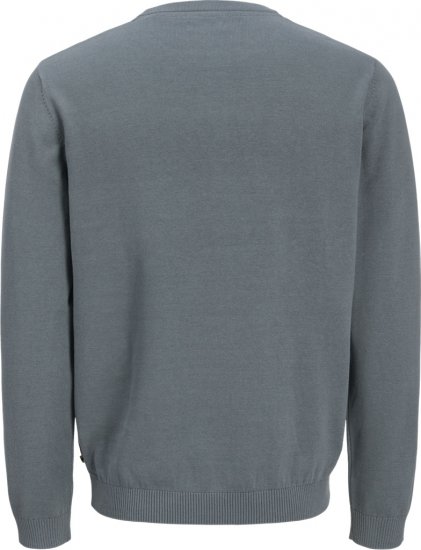 Jack & Jones BASIC Knitted Sweater Grey - Felpe & felpe con cappuccio - Felpe & Felpe con Cappuccio Uomo Taglie Forti