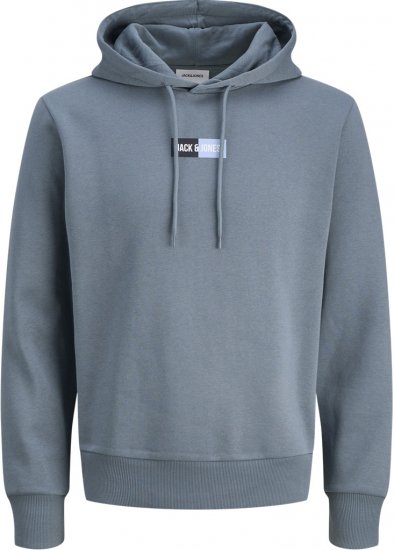 Jack & Jones Pan Hoodie Grey - Felpe & felpe con cappuccio - Felpe & Felpe con Cappuccio Uomo Taglie Forti
