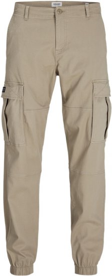 Jack & Jones Jonnie Cuffed Cargo Pants Beige - Jeans & pantaloni - Jeans & Pantaloni Uomo Taglie Forti