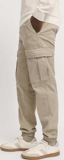 Jack & Jones Jonnie Cuffed Cargo Pants Beige - Jeans & pantaloni - Jeans & Pantaloni Uomo Taglie Forti