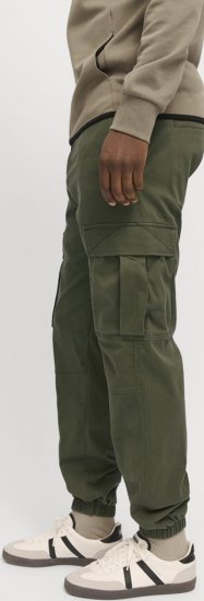 Jack & Jones Jonnie Cuffed Cargo Pants Green - Jeans & pantaloni - Jeans & Pantaloni Uomo Taglie Forti