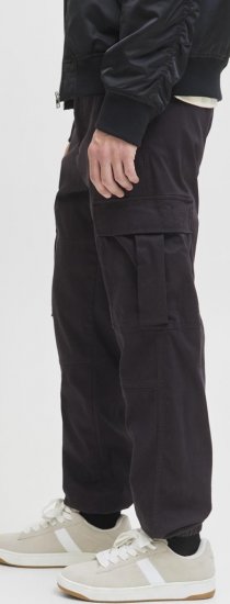 Jack & Jones Jonnie Cuffed Cargo Pants Black - Jeans & pantaloni - Jeans & Pantaloni Uomo Taglie Forti