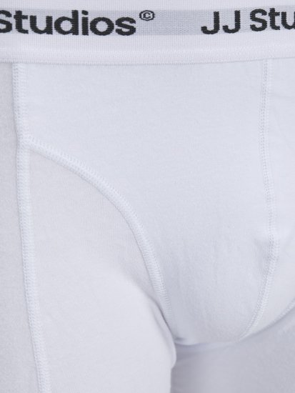 Jack & Jones Soho Solid Trunks 3-pack White/Grey/Black - Intimo & costumi da bagno - Intimo Taglie Forti Uomo
